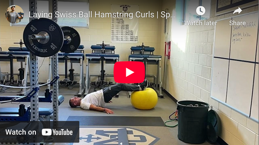 LAYING LEG CURLS with Exercise Ball