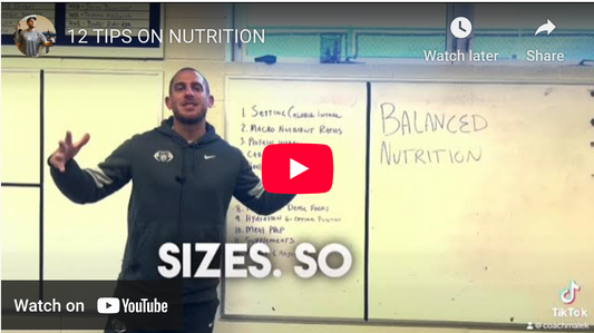 Coach Malek's 12 Steps to Balanced Nutrition