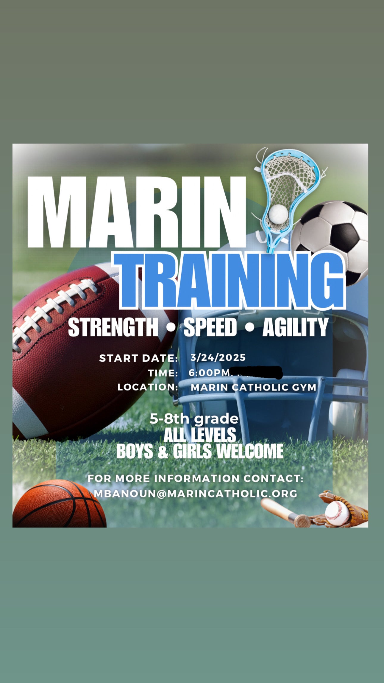 Marin Training Spring ‘25